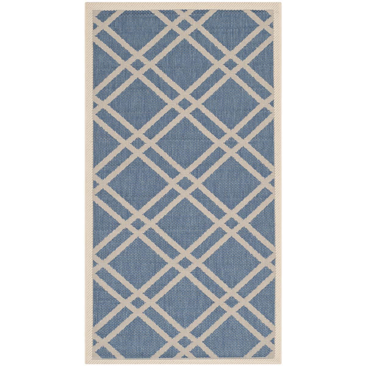 Safavieh Courtyard 923 Rug, CY6923 - BLUE / BEIGE