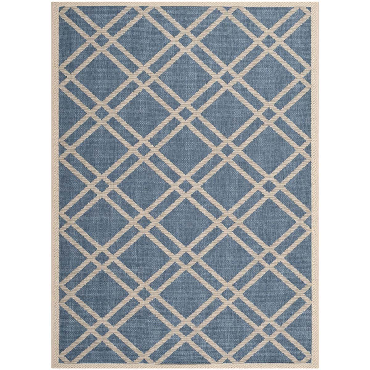 Safavieh Courtyard 923 Rug, CY6923 - BLUE / BEIGE