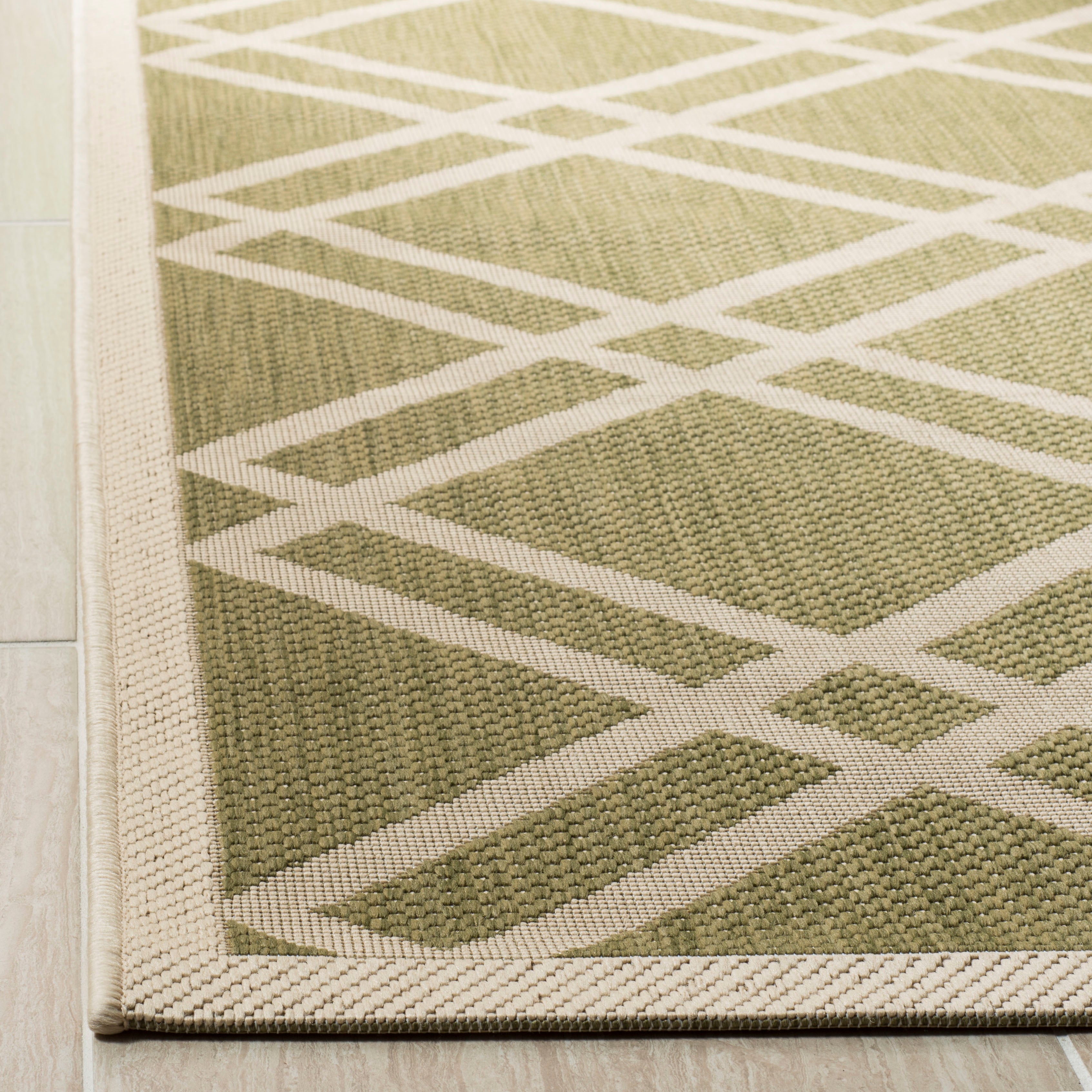 Safavieh Courtyard 923 Rug, CY6923 - GREEN / BEIGE