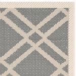 Safavieh Courtyard 923 Rug, CY6923 - ANTHRACITE / BEIGE