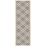 Safavieh Courtyard 923 Rug, CY6923 - ANTHRACITE / BEIGE