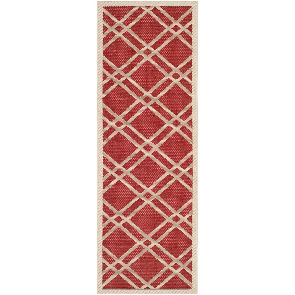 Safavieh Courtyard 923 Rug, CY6923 - RED / BONE