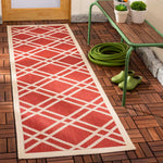 Safavieh Courtyard 923 Rug, CY6923 - RED / BONE