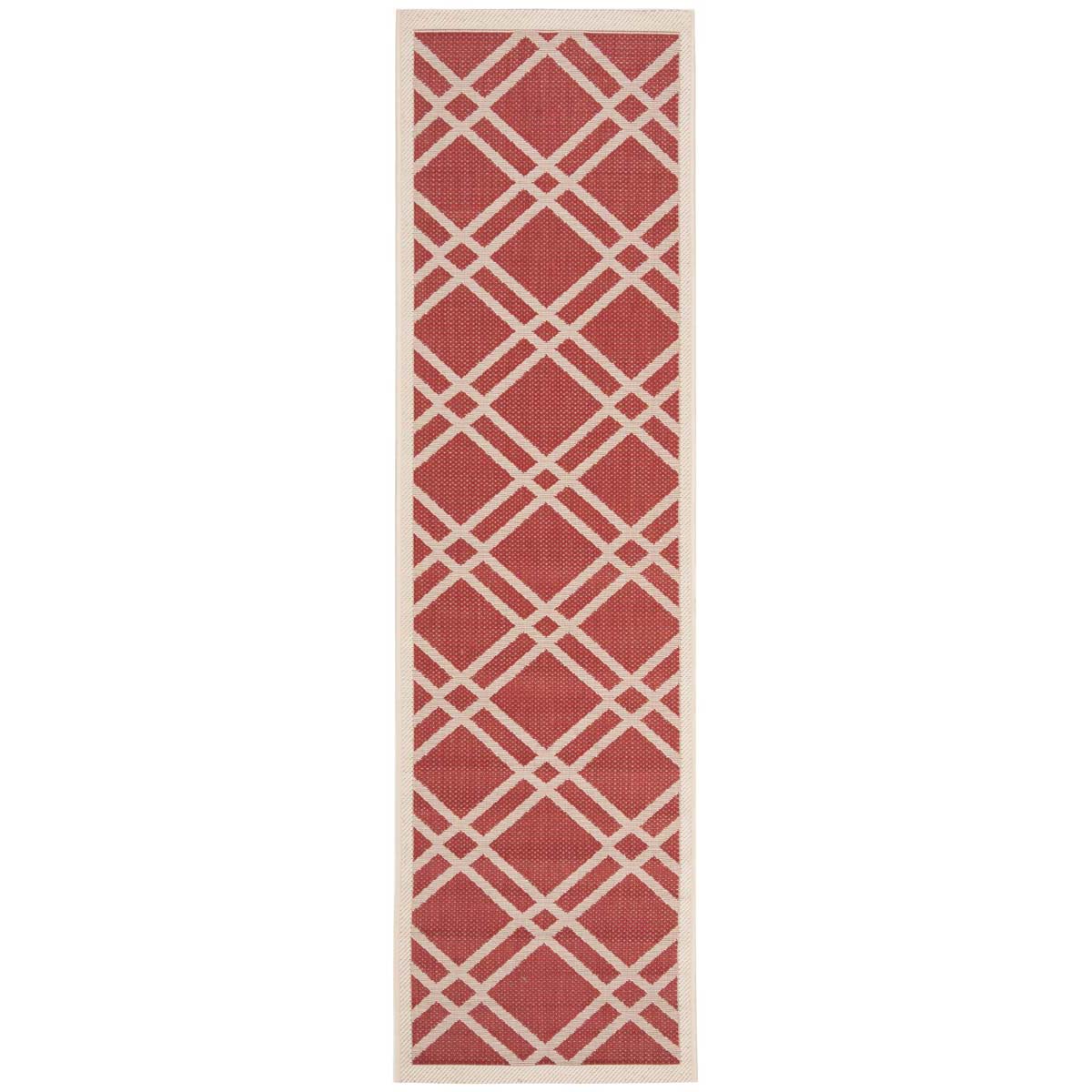 Safavieh Courtyard 923 Rug, CY6923 - RED / BONE