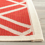 Safavieh Courtyard 923 Rug, CY6923 - RED / BONE