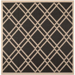 Safavieh Courtyard 923 Rug, CY6923 - BLACK / BEIGE