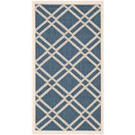 Safavieh Courtyard 923 Rug, CY6923 - NAVY / BEIGE