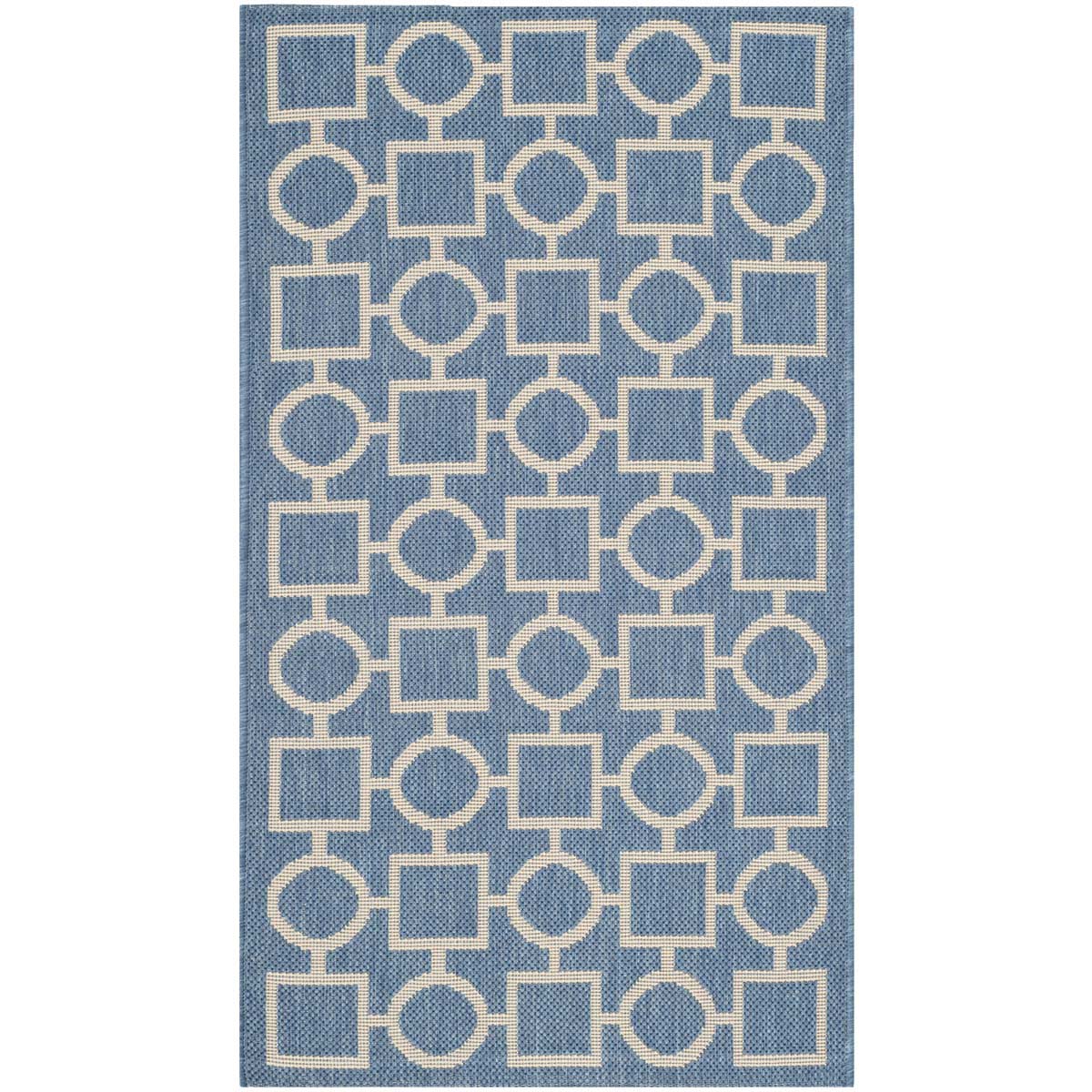 Safavieh Courtyard 925 Rug, CY6925 - BLUE / BEIGE