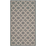 Safavieh Courtyard 925 Rug, CY6925 - ANTHRACITE / BEIGE