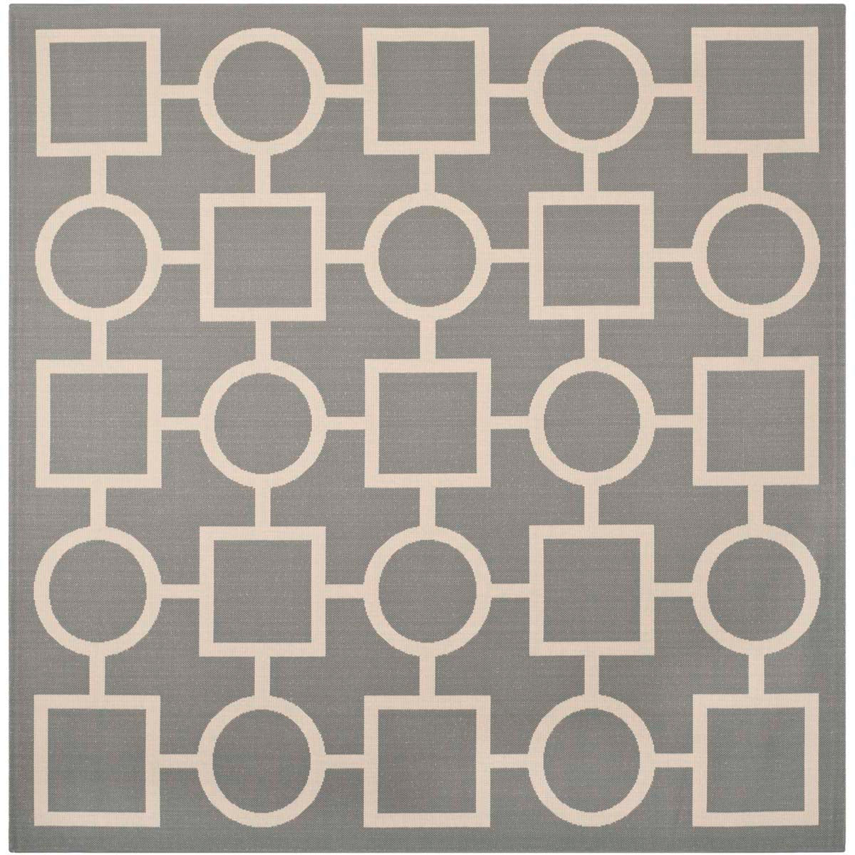 Safavieh Courtyard 925 Rug, CY6925 - ANTHRACITE / BEIGE