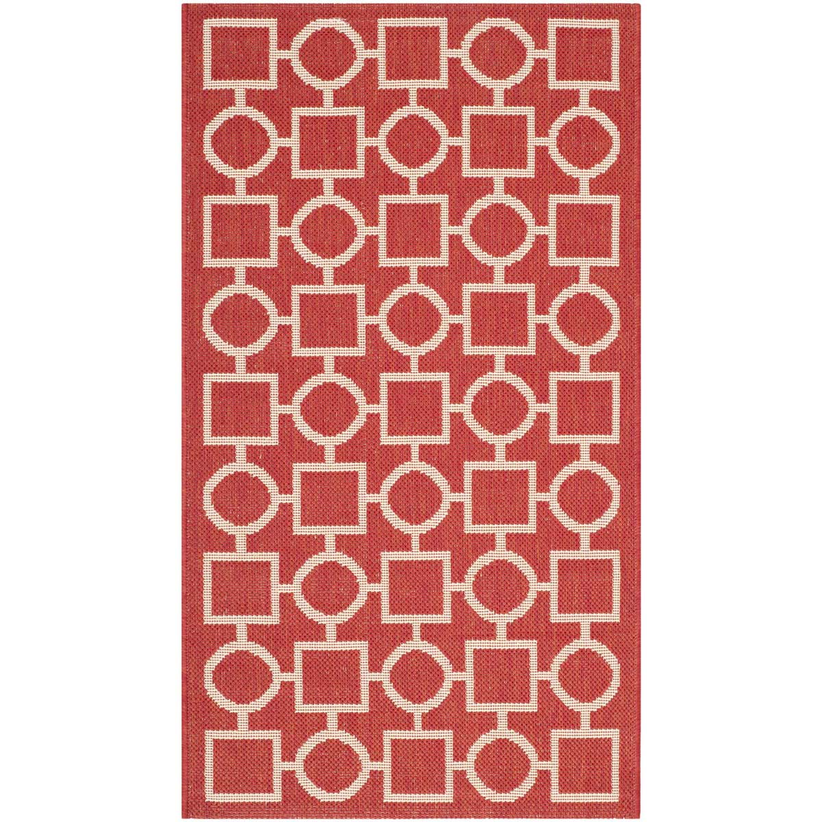 Safavieh Courtyard 925 Rug, CY6925 - RED / BONE