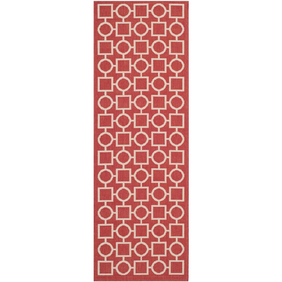 Safavieh Courtyard 925 Rug, CY6925 - RED / BONE