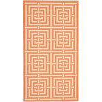 Safavieh Courtyard 937 Rug, CY6937 - TERRACOTTA / CREAM