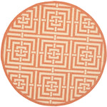 Safavieh Courtyard 937 Rug, CY6937 - TERRACOTTA / CREAM