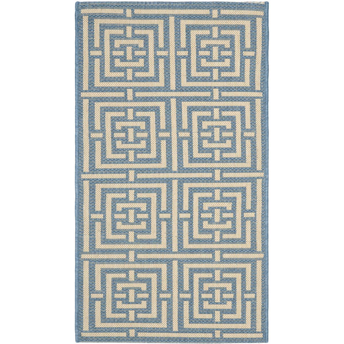 Safavieh Courtyard 937 Rug, CY6937 - BLUE / BONE