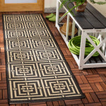 Safavieh Courtyard 937 Rug, CY6937 - BLACK / BONE