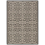 Safavieh Courtyard 937 Rug, CY6937 - BLACK / BONE