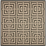 Safavieh Courtyard 937 Rug, CY6937 - BLACK / BONE