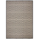 Safavieh Courtyard 937 Rug, CY6937 - BLACK / BONE