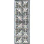 Safavieh Courtyard 937 Rug, CY6937 - NAVY / BEIGE