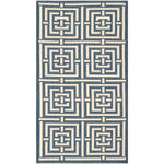 Safavieh Courtyard 937 Rug, CY6937 - NAVY / BEIGE