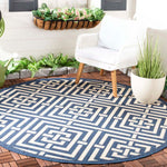 Safavieh Courtyard 937 Rug, CY6937 - NAVY / BEIGE