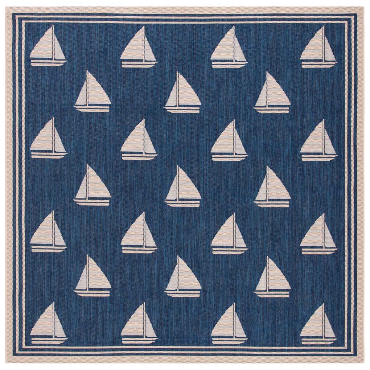 Safavieh Courtyard 422 Rug, CY7422 - NAVY / BEIGE