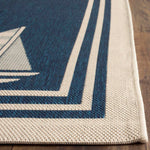 Safavieh Courtyard 422 Rug, CY7422 - NAVY / BEIGE