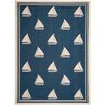 Safavieh Courtyard 422 Rug, CY7422 - NAVY / BEIGE