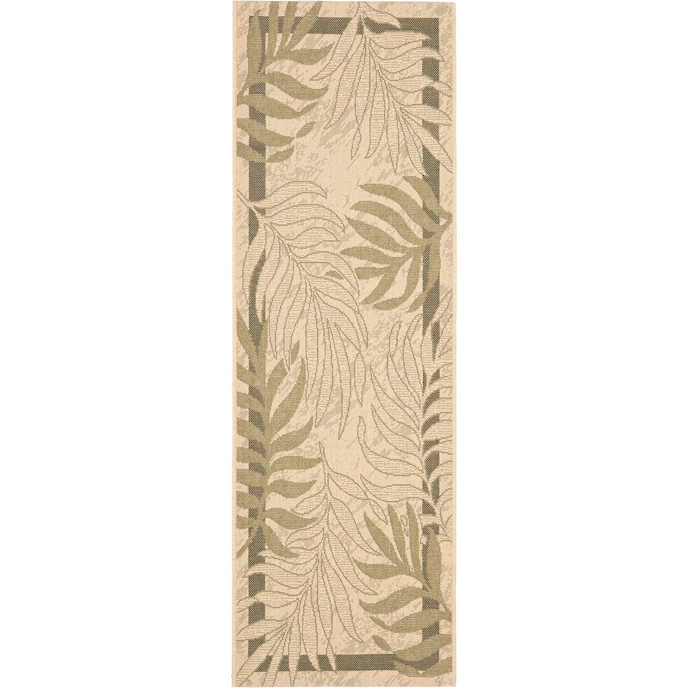 Safavieh Courtyard 836 Rug, CY7836 - CREAM / GREEN