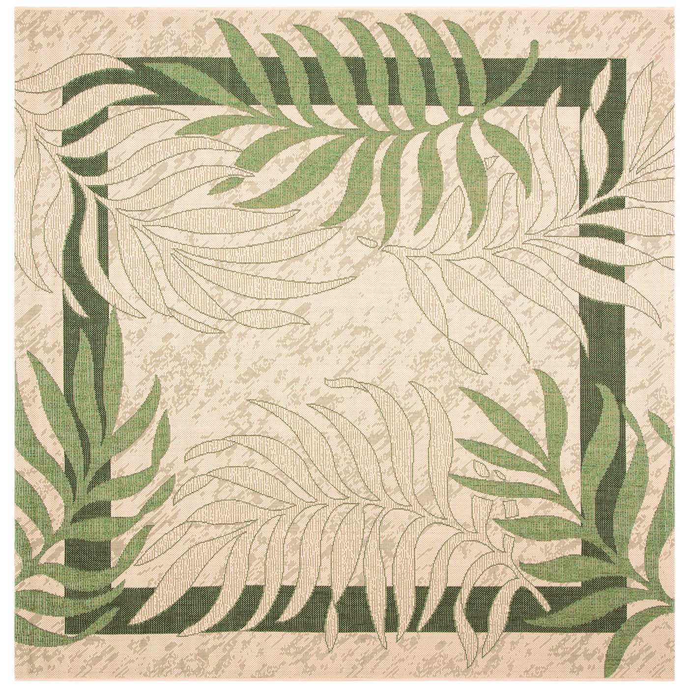 Safavieh Courtyard 836 Rug, CY7836 - CREAM / GREEN