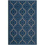 Safavieh Courtyard 938 Rug, CY7938 - NAVY / BEIGE