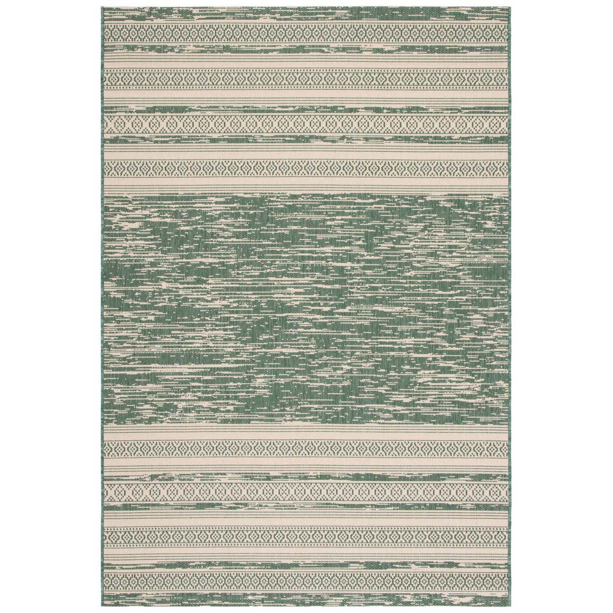 Safavieh Courtyard 232 Rug, CY8232 - DARK GREEN / BEIGE