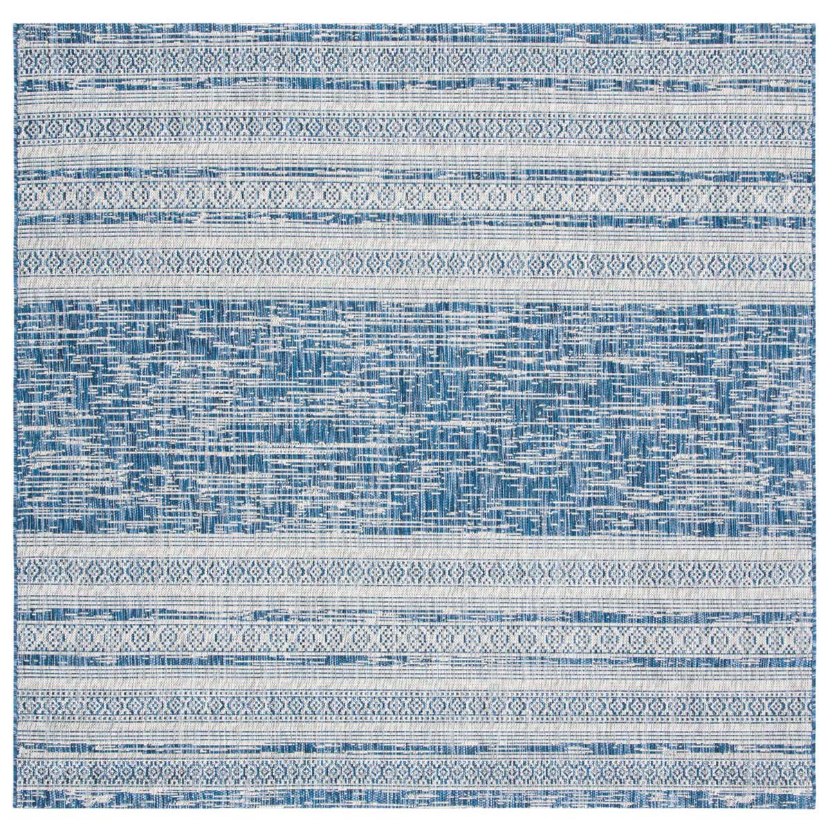 Safavieh Courtyard 232 Rug, CY8232 - NAVY / GREY