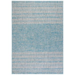 Safavieh Courtyard 232 Rug, CY8232 - AQUA / GREY