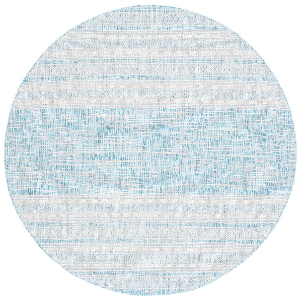 Safavieh Courtyard 232 Rug, CY8232 - AQUA / GREY