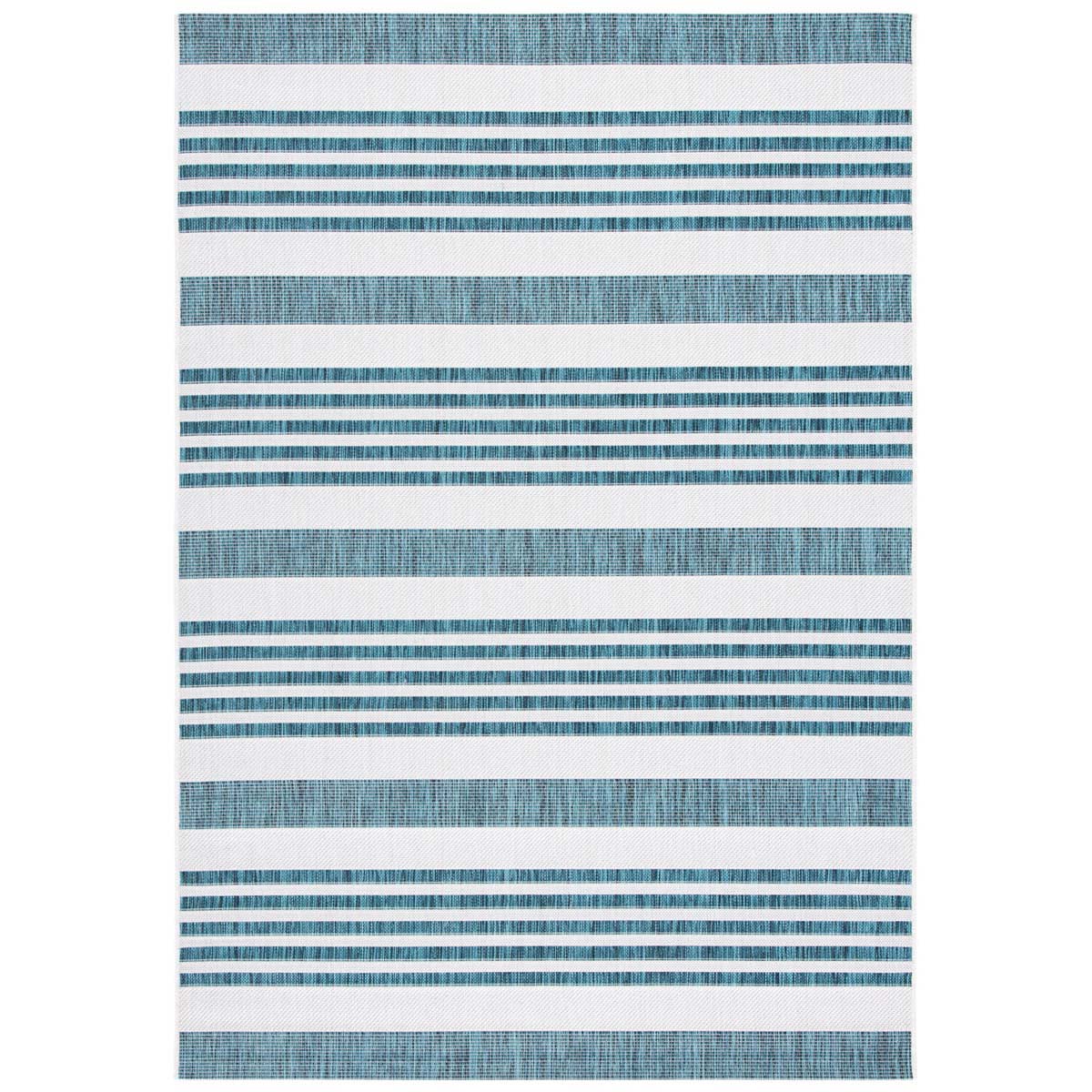 Safavieh Courtyard 232 Rug, CY8232 - IVORY / TEAL