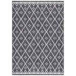 Safavieh Courtyard 505 Rug, CY8505 - Black / Ivory