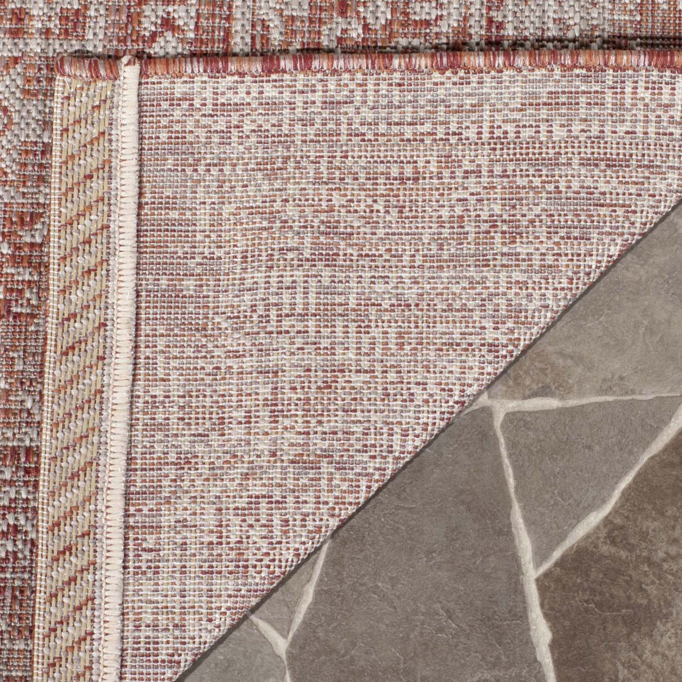 Safavieh Courtyard 482 Rug, CY8482 - RED / BEIGE