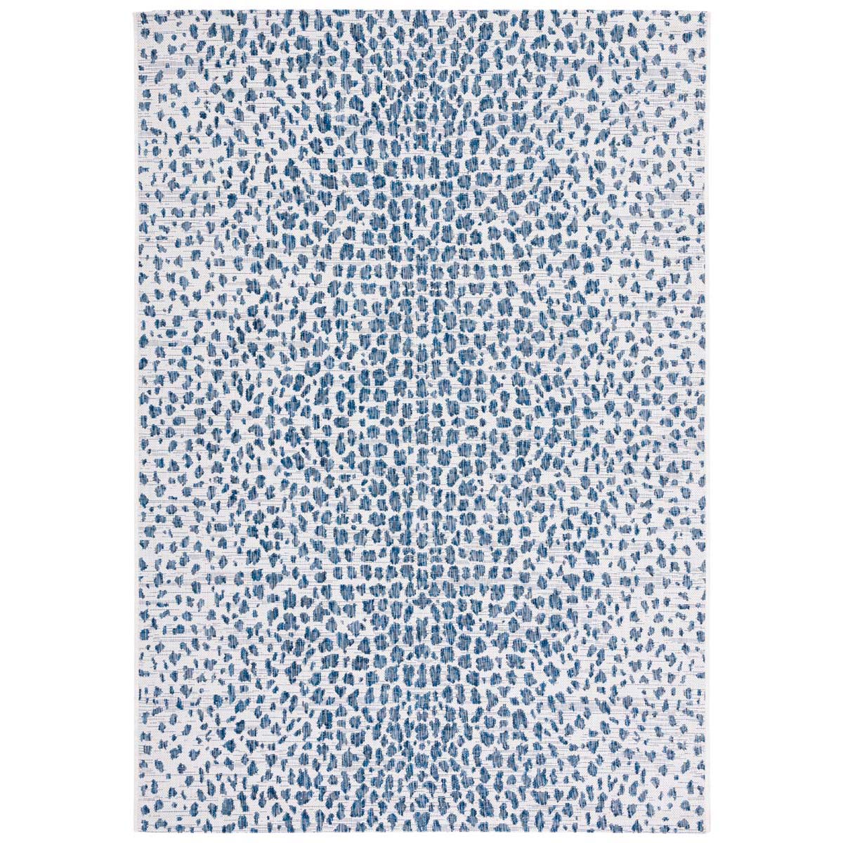 Safavieh Courtyard 505 Rug, CY8505 - IVORY / NAVY