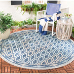 Safavieh Courtyard 685 Rug, CY8685 - NAVY / GREY