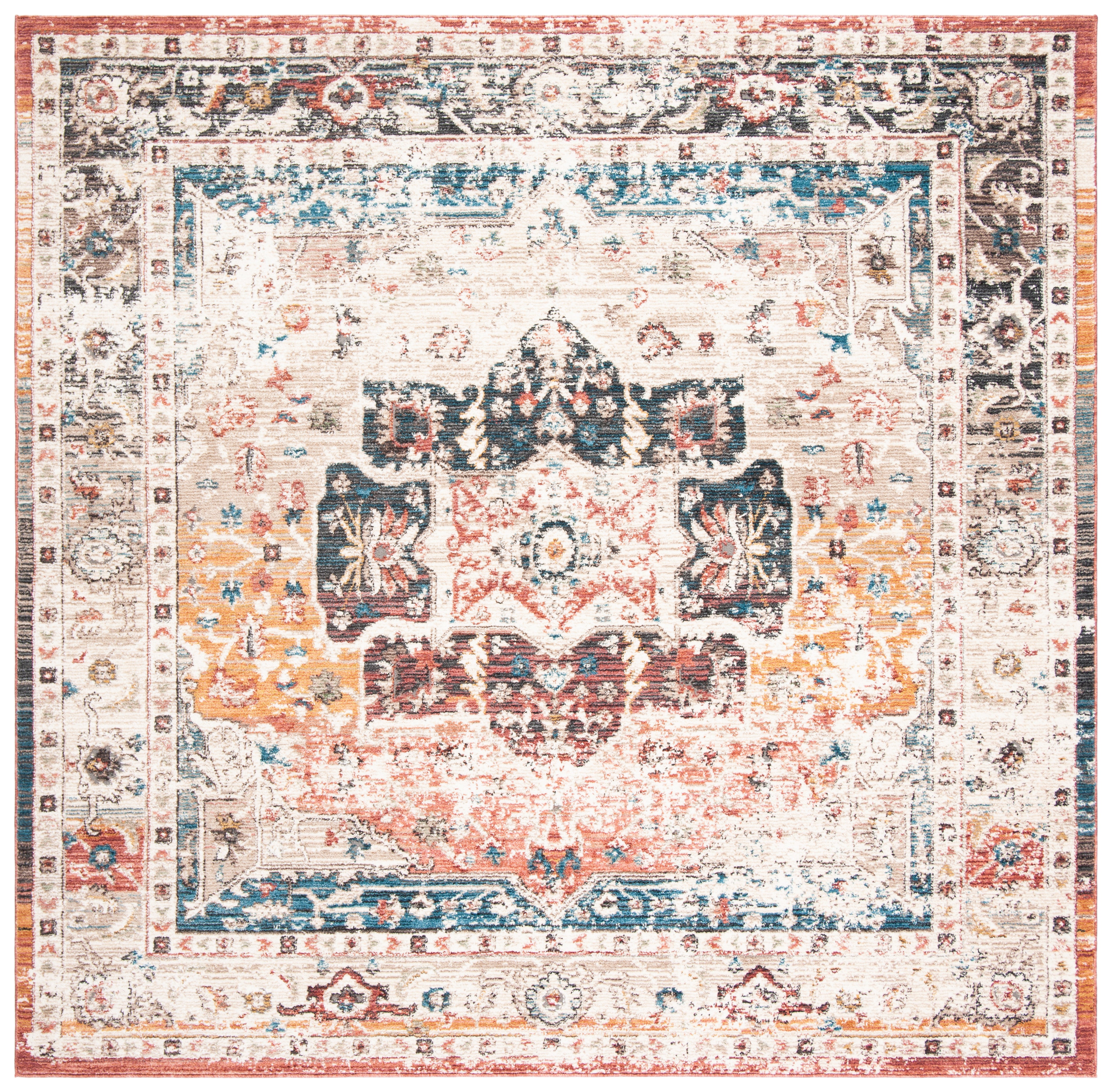 Safavieh Carlyle 200 210 Rug, CYL210 - IVORY / BLUE