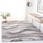 Safavieh Cyrus Shag 118 Rug, CYR118 - GREY / BEIGE