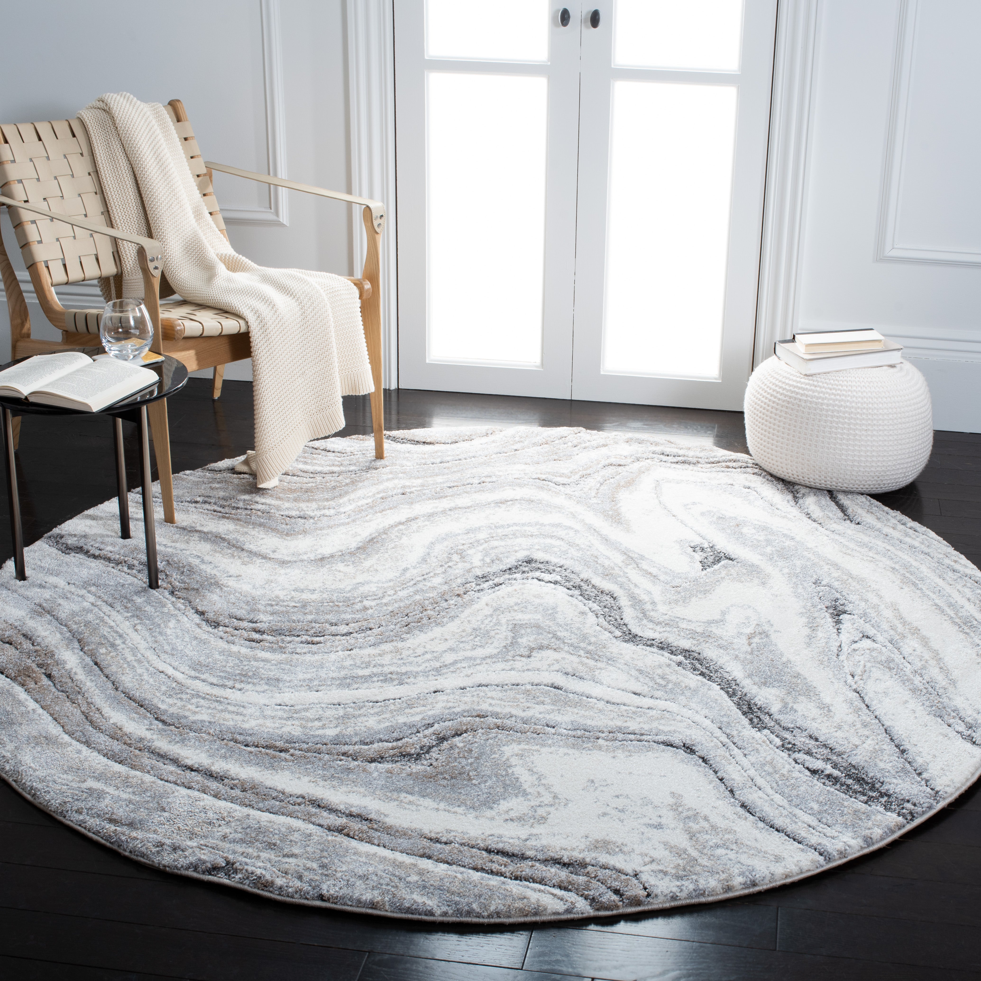 Safavieh Cyrus Shag 120 Rug, CYR120 - GREY / BEIGE