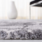 Safavieh Cyrus Shag 122 Rug, CYR122 - GREY / IVORY