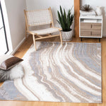 Safavieh Cyrus Shag 126 Rug, CYR126 - IVORY / GREY