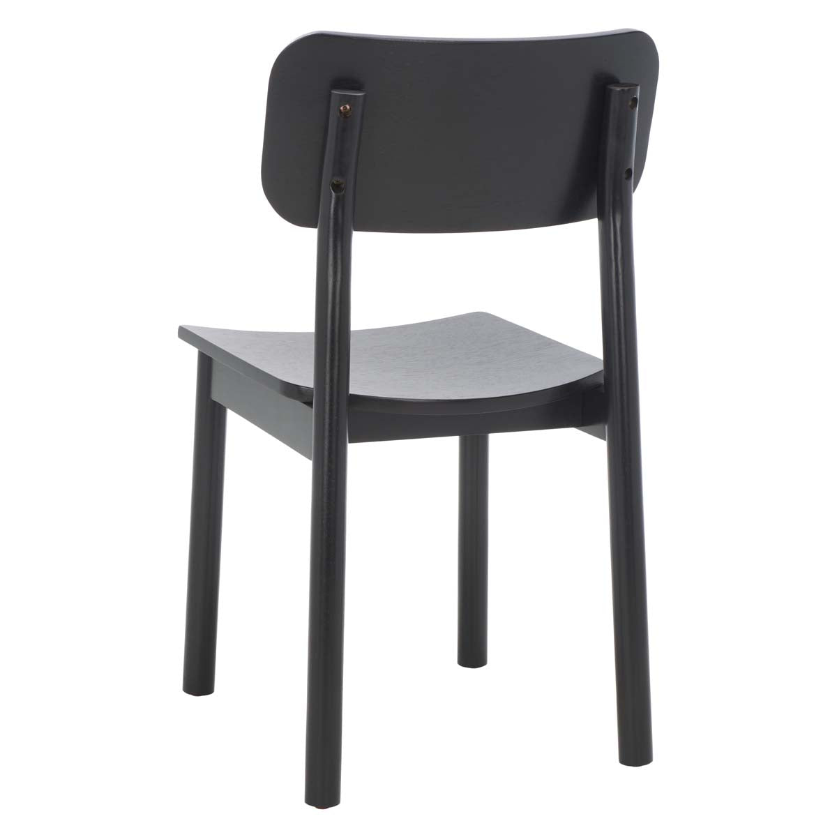 Safavieh Egon Dining Chair , DCH1014 - Black /Natural (Set of 2)