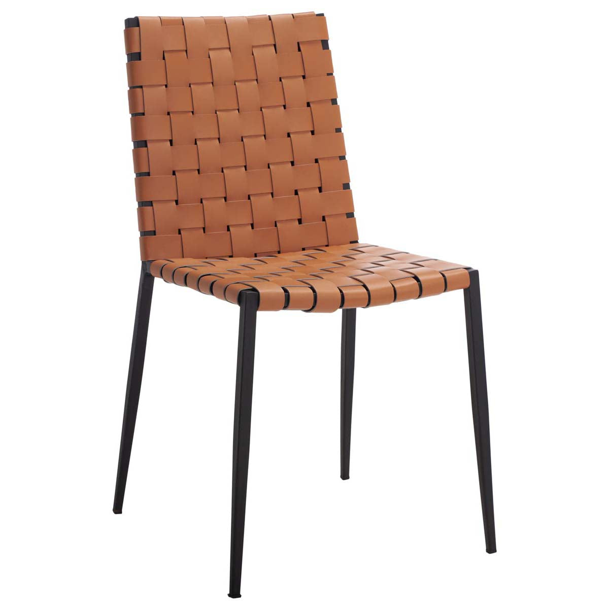 Safavieh Rayne Woven Dining Chair (Set of 2), DCH3006 - Natural / Black