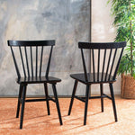 Safavieh Winona Spindle Back Dining Chair (Set of 2), DCH8500 - Black