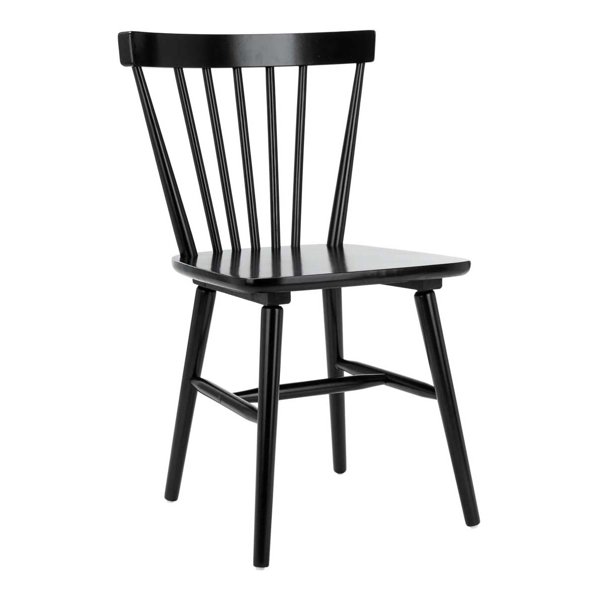 Safavieh Winona Spindle Back Dining Chair (Set of 2), DCH8500 - Black